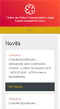 Mobile Screenshot of cuneo.odcec.com