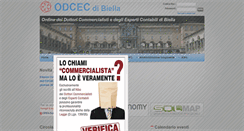 Desktop Screenshot of biella.odcec.com