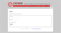 Desktop Screenshot of creweb.odcec.lo.it
